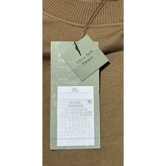 Men's Pullover Sweatshirt - Goodfellow & Co Brown Size XL - Picture 3 of 6